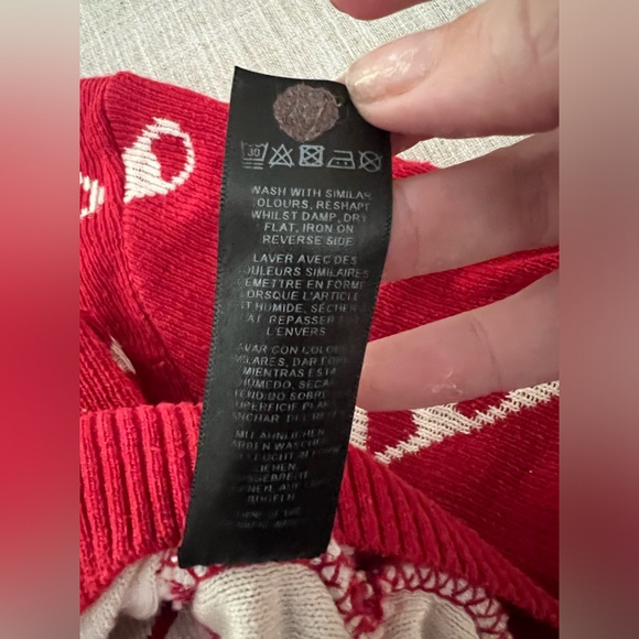 ASOS - holiday candy cane faux turtleneck sweater - Picture 7 of 10